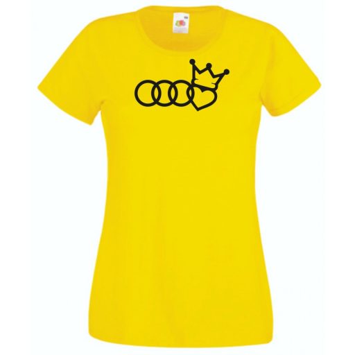 Humor – Audi a Király női rövid ujjú póló