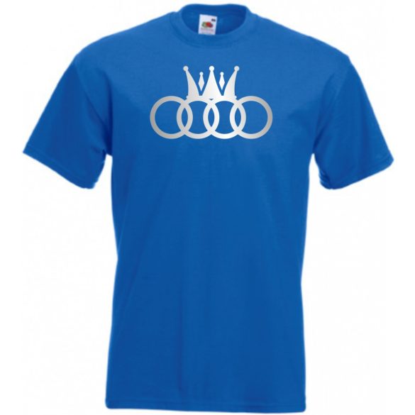 Humor – Audi a Király férfi rövid ujjú póló