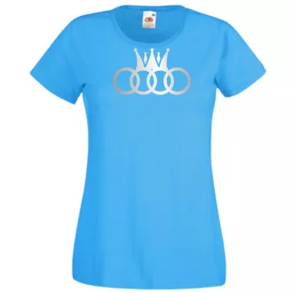 Humor – Audi a Király női rövid ujjú póló