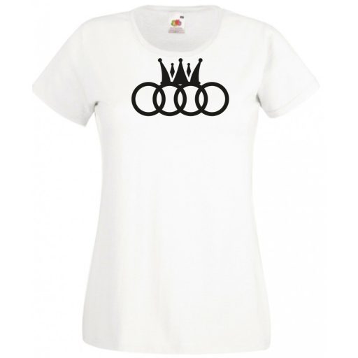 Humor – Audi a Király női rövid ujjú póló