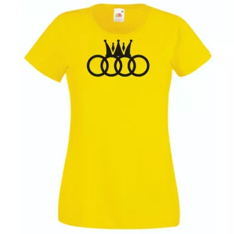 Humor – Audi a Király női rövid ujjú póló