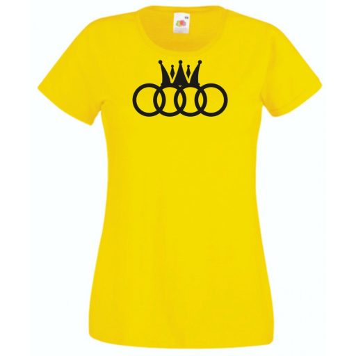 Humor – Audi a Király női rövid ujjú póló