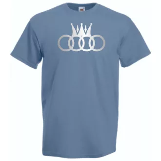 Humor – Audi a Király férfi rövid ujjú póló