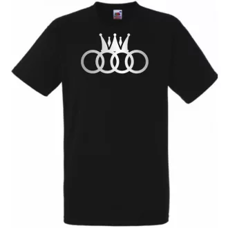 Humor – Audi a Király férfi rövid ujjú póló