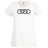 Humor – Audi a szívem csücske női rövid ujjú póló