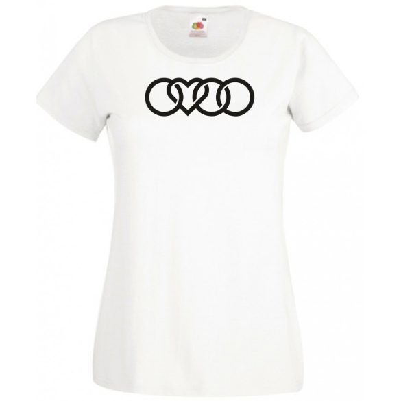 Humor – Audi a szívem csücske női rövid ujjú póló