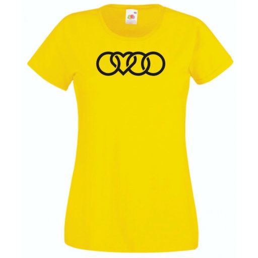 Humor – Audi a szívem csücske női rövid ujjú póló