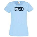 Humor – Audi a szívem csücske női rövid ujjú póló