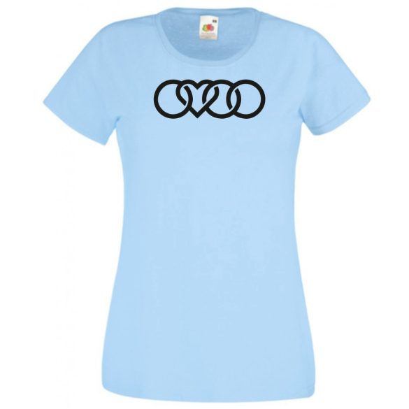 Humor – Audi a szívem csücske női rövid ujjú póló