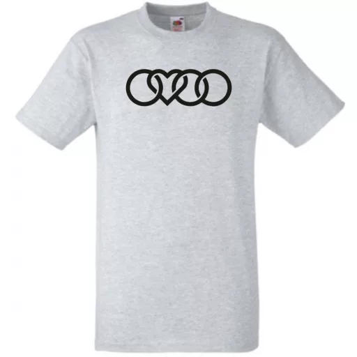 Humor – Audi a szívem csücske férfi rövid ujjú póló