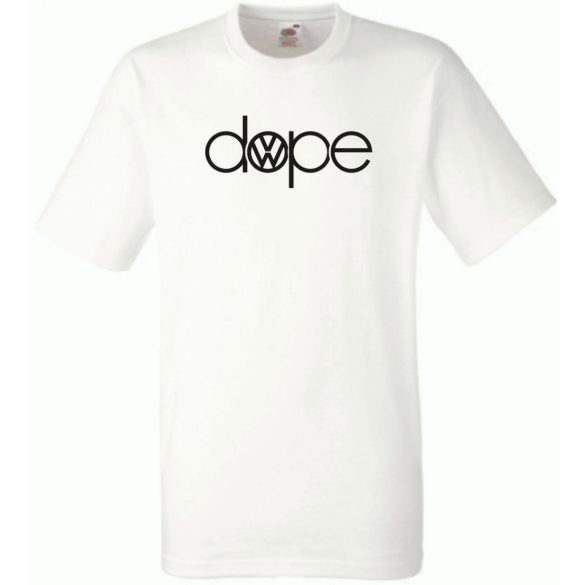 DOPE VW auto fan férfi rövid ujjú póló