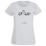 EKG Macskabarát női rövid ujjú póló