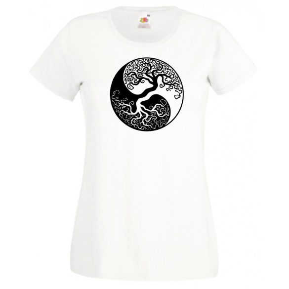 Yin Yang - Tree of Life női póló női rövid ujjú póló