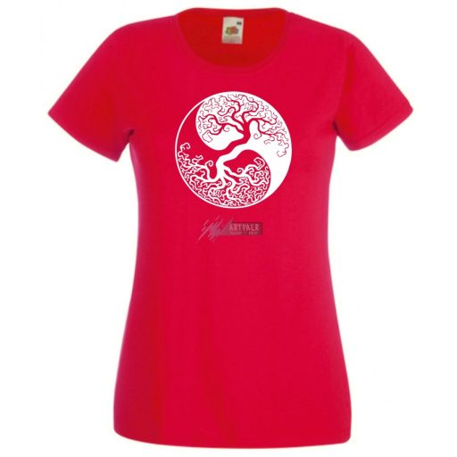 Yin Yang - Tree of Life női póló női rövid ujjú póló