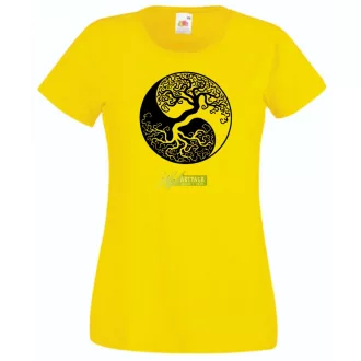 Yin Yang - Tree of Life női póló női rövid ujjú póló