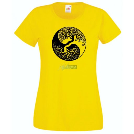 Yin Yang - Tree of Life női póló női rövid ujjú póló