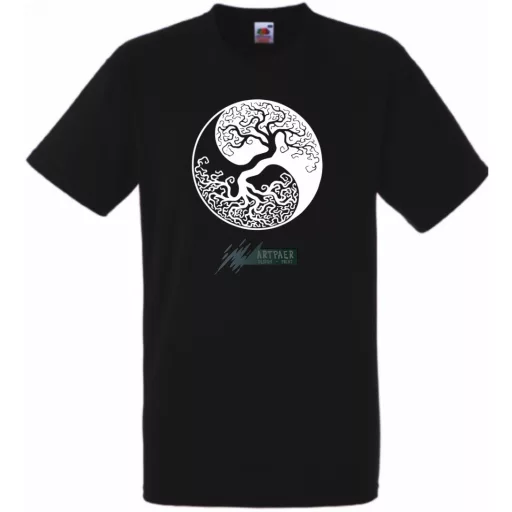 Yin Yang - Tree of Life férfi rövid ujjú póló