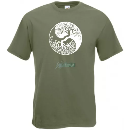 Yin Yang - Tree of Life férfi rövid ujjú póló