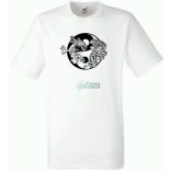 Yin Yang - Tigris vs. Sárkány férfi rövid ujjú póló