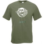 Yin Yang - Tigris vs. Sárkány férfi rövid ujjú póló