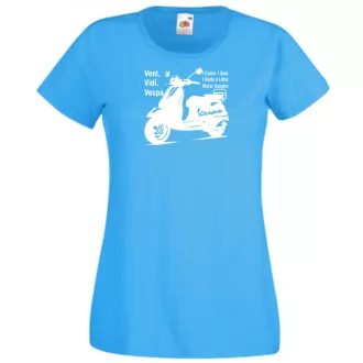 Motor fan Vespa női rövid ujjú póló