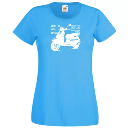 Motor fan Vespa női rövid ujjú póló