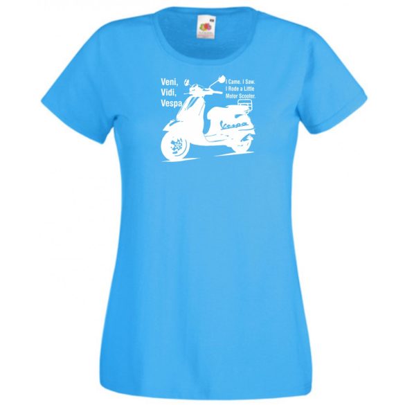 Motor fan Vespa női rövid ujjú póló