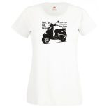 Motor fan Vespa női rövid ujjú póló