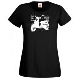 Motor fan Vespa női rövid ujjú póló