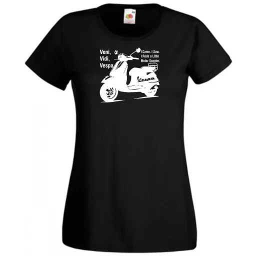 Motor fan Vespa női rövid ujjú póló