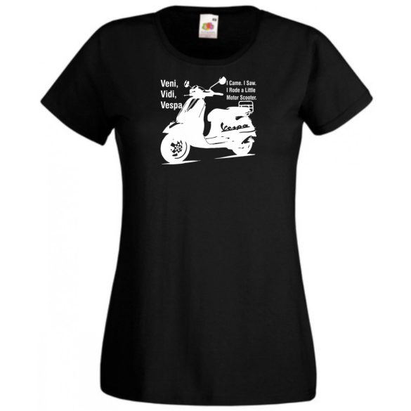 Motor fan Vespa női rövid ujjú póló