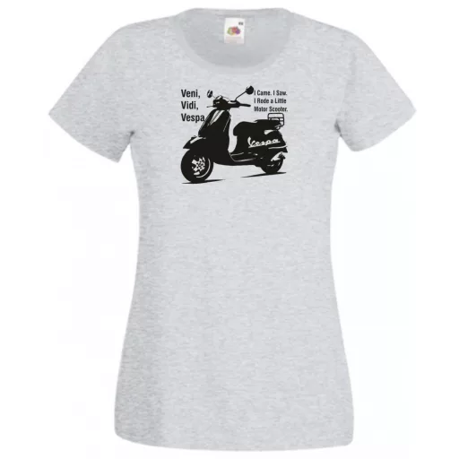 Motor fan Vespa női rövid ujjú póló