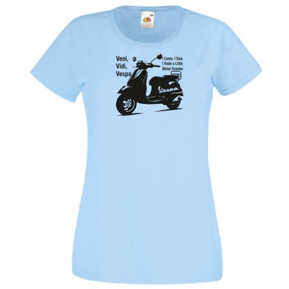 Motor fan Vespa női rövid ujjú póló