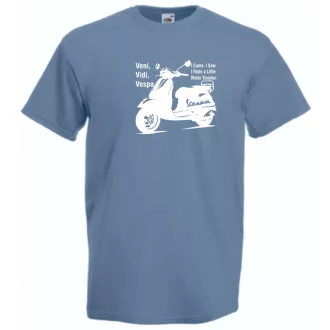 Motor fan Vespa férfi rövid ujjú póló