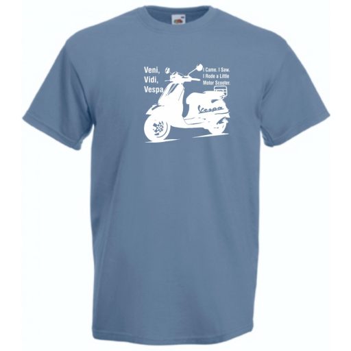 Motor fan Vespa férfi rövid ujjú póló