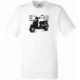 Motor fan Vespa férfi rövid ujjú póló