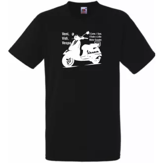 Motor fan Vespa férfi rövid ujjú póló
