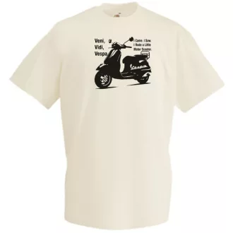 Motor fan Vespa férfi rövid ujjú póló