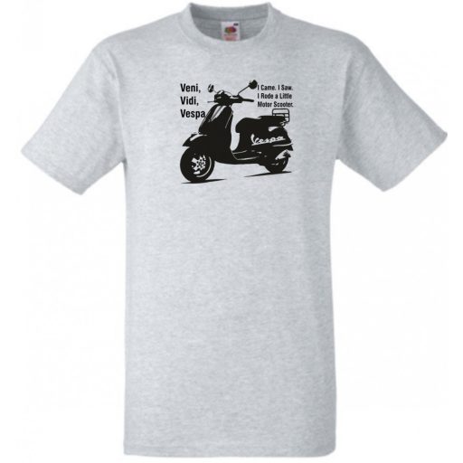 Motor fan Vespa férfi rövid ujjú póló