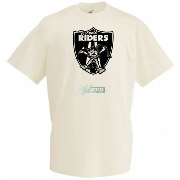 Tricycle Riders férfi rövid ujjú póló