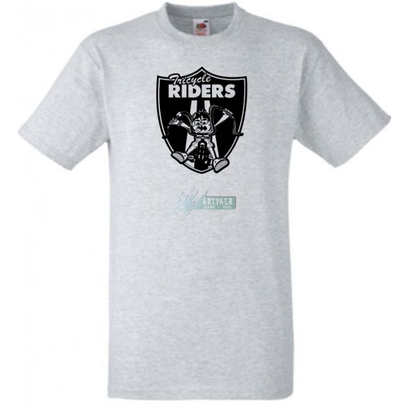 Tricycle Riders férfi rövid ujjú póló
