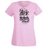 BBQ Time grillparty női rövid ujjú póló