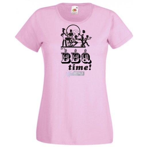 BBQ Time grillparty női rövid ujjú póló