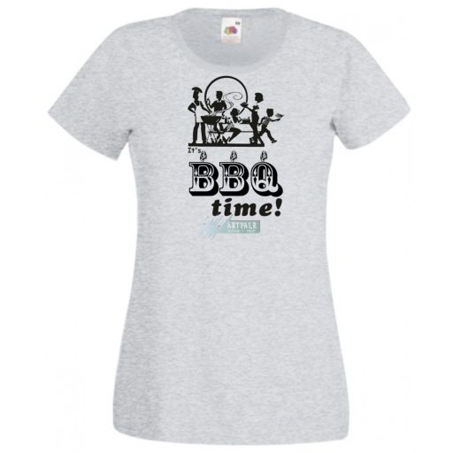 BBQ Time grillparty női rövid ujjú póló