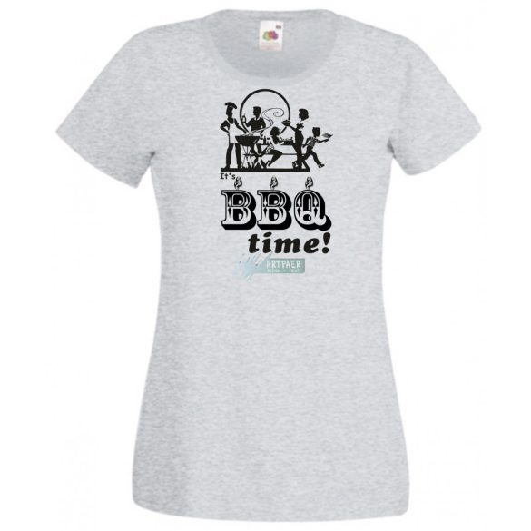 BBQ Time grillparty női rövid ujjú póló