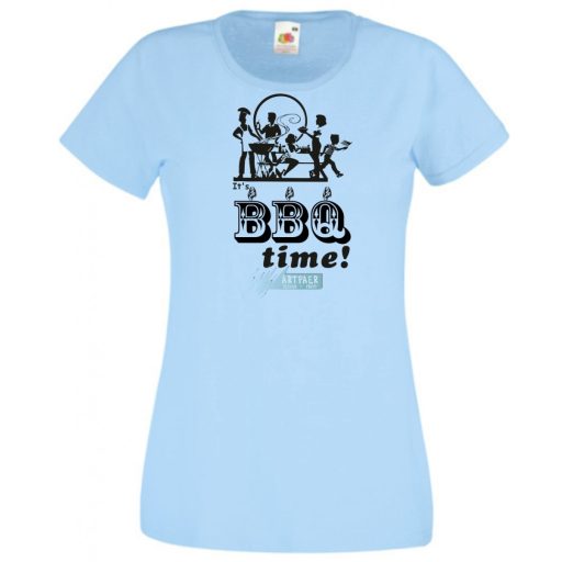 BBQ Time grillparty női rövid ujjú póló