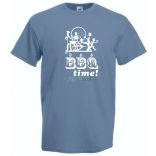 BBQ Time grillparty férfi rövid ujjú póló
