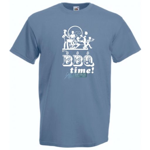 BBQ Time grillparty férfi rövid ujjú póló