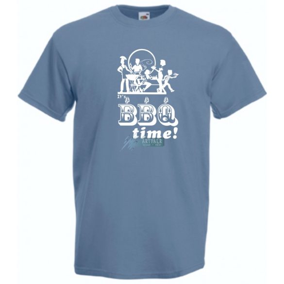 BBQ Time grillparty férfi rövid ujjú póló
