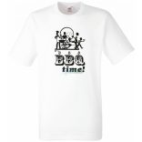 BBQ Time grillparty férfi rövid ujjú póló